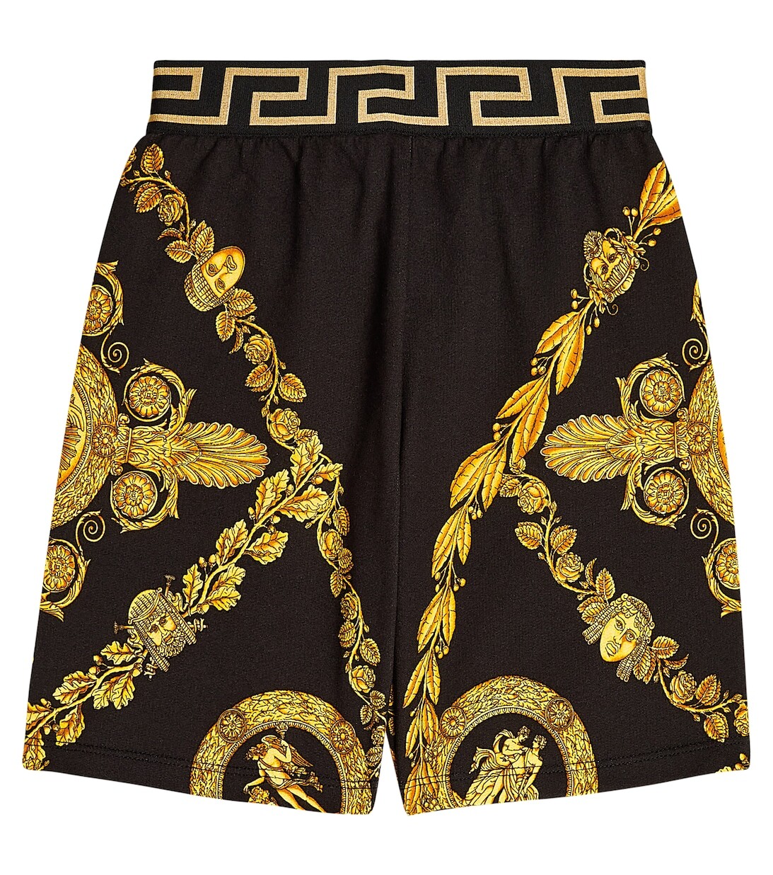 

Шорты с принтом Barocco Versace, черный
