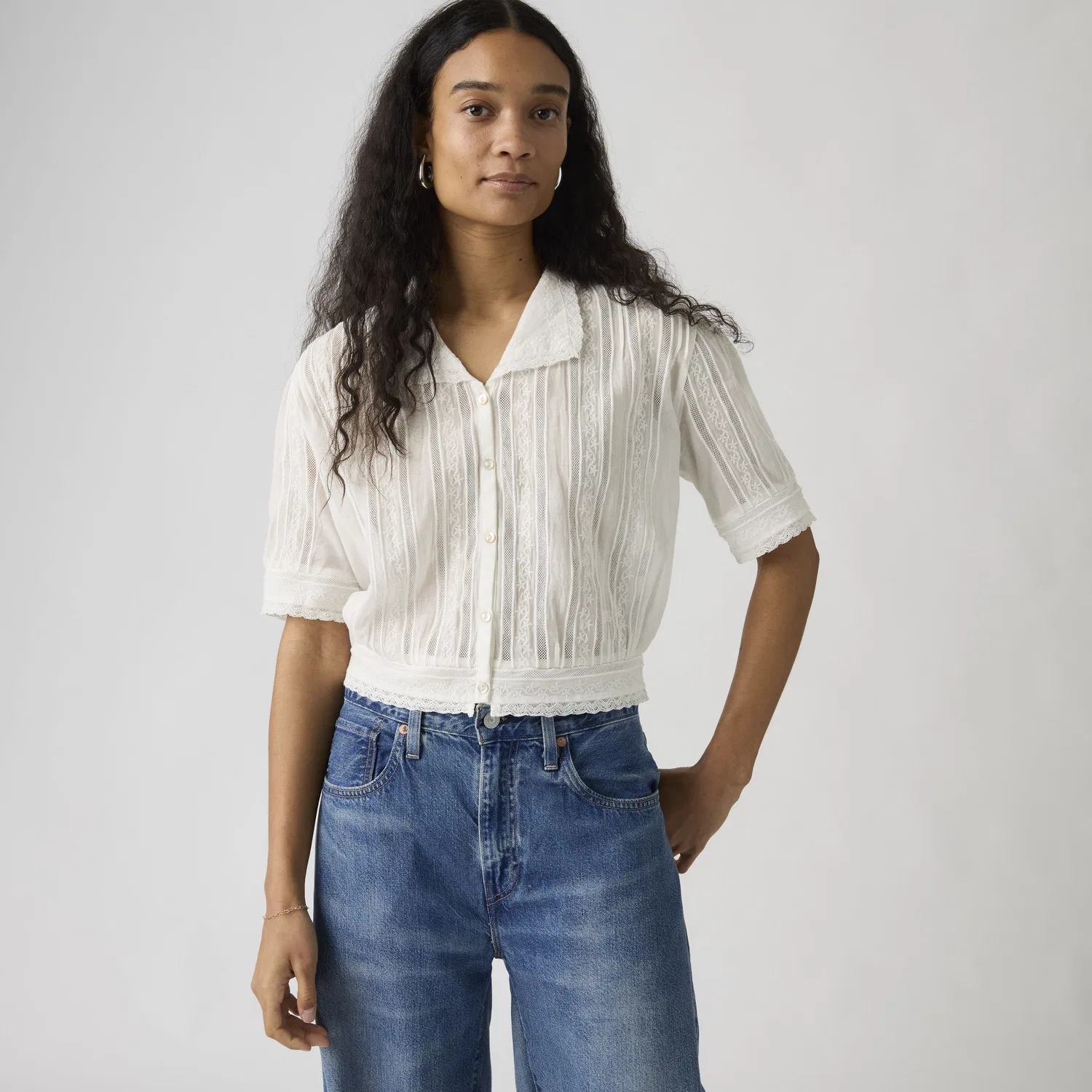 Женская блузка "Бандит" Levi's, Medium Wash