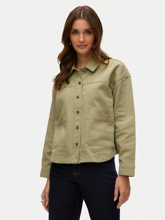 

Свободная джинсовая рубашка Jamie 10331693 Vero Moda, зеленый
