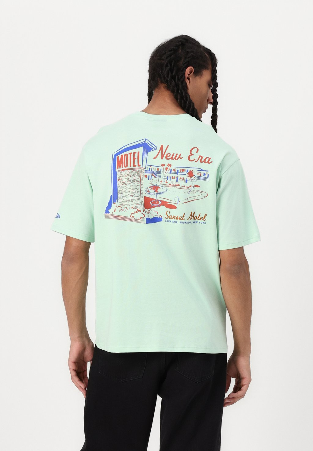 

Футболка с принтом VACATION GRAPHIC TEE New Era, мятный