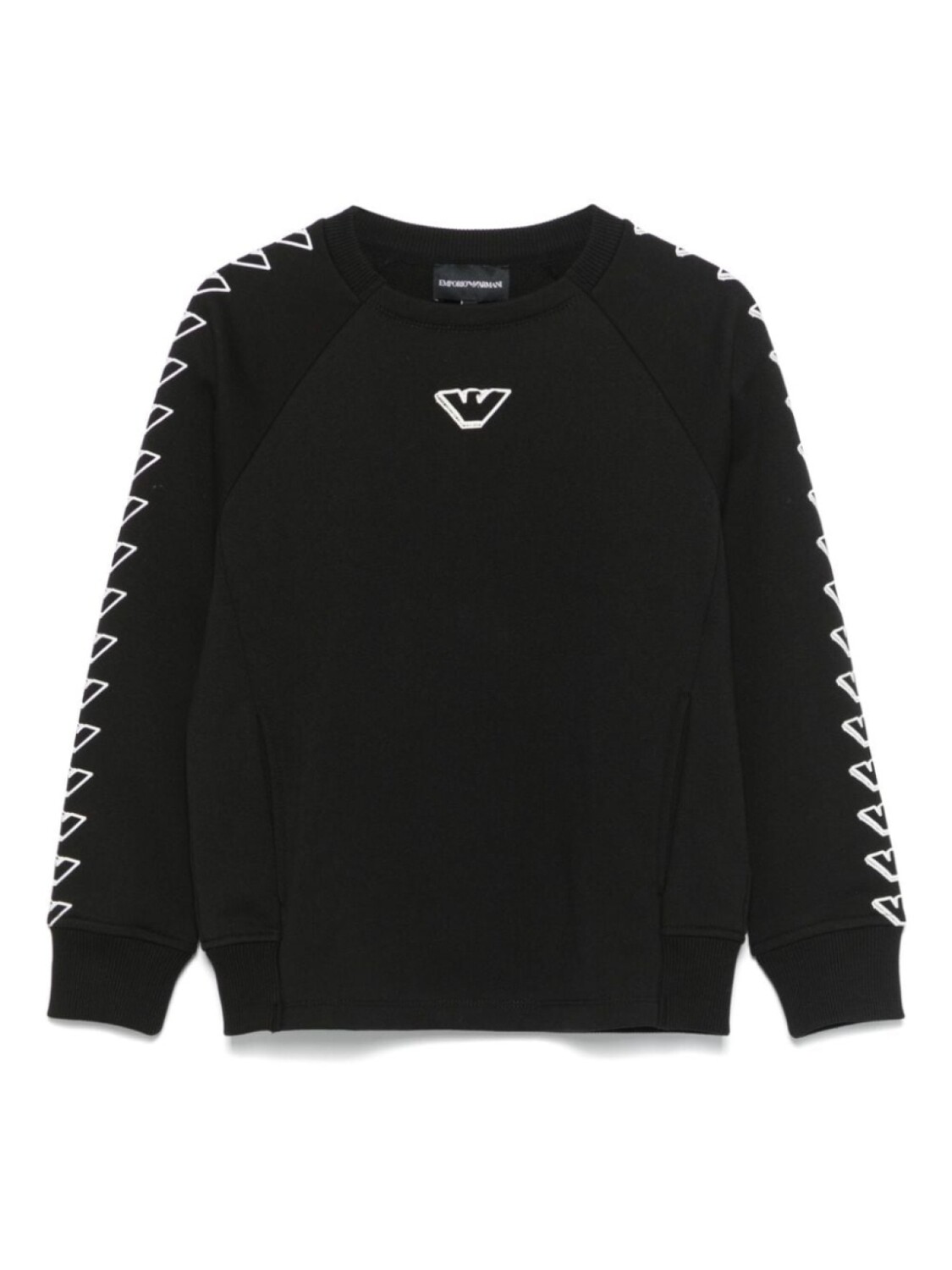 

Emporio Armani Kids толстовка с логотипом, черный
