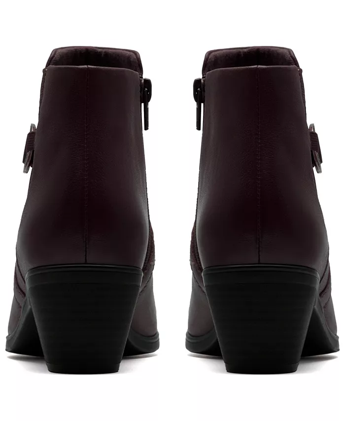 Коллекция Women's Emily2 Henley Wedge Booties Clarks, коричневый — фото 3
