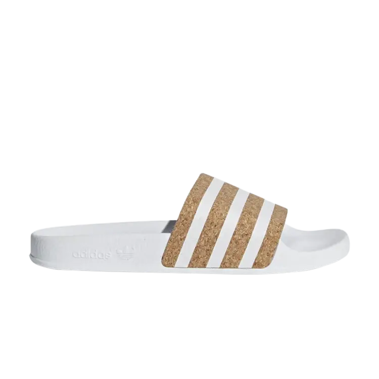 Кроссовки Adidas Wmns Adilette 'Cork', белый