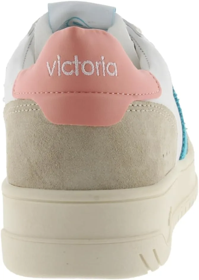 Кроссовки Victoria Low-Top Unisex Seul Leather Effect & Colored & Split Leather Parts in Contrast 1257101 для взрослых — фото 3