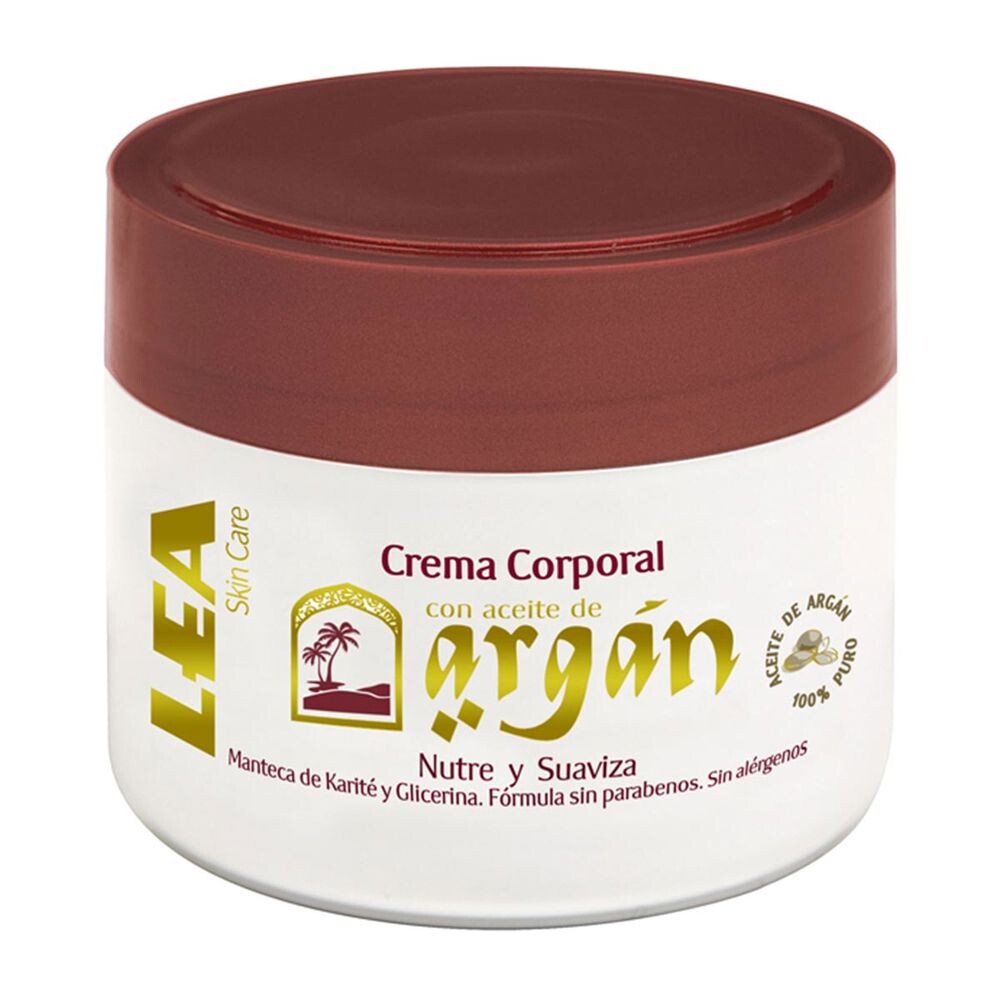 

Увлажняющий крем для ухода за лицом Crema corporal con aceite argán Lea, 200 мл