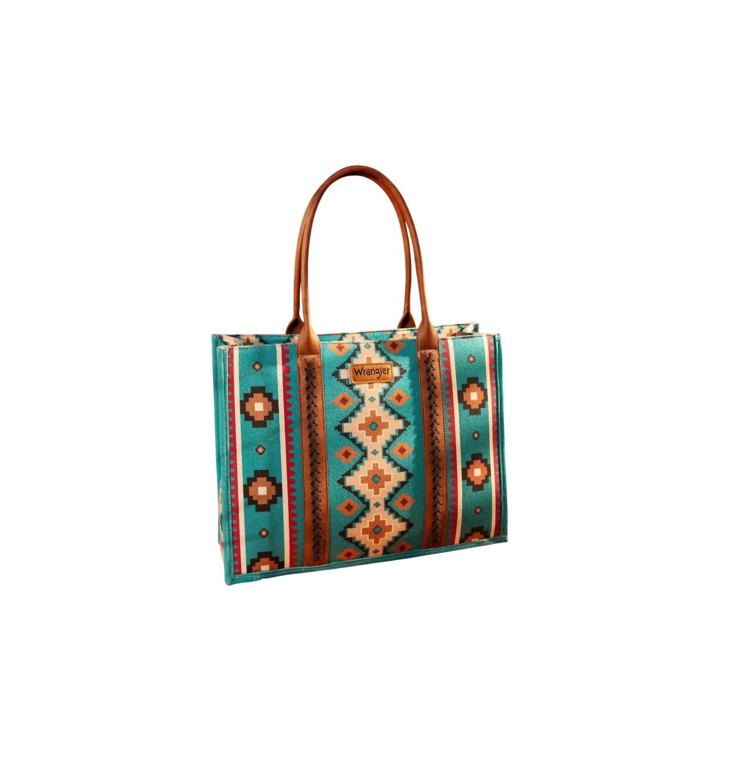 

Женская широкая сумка-шоппер Wrangler в бирюзовом цвете Montana West