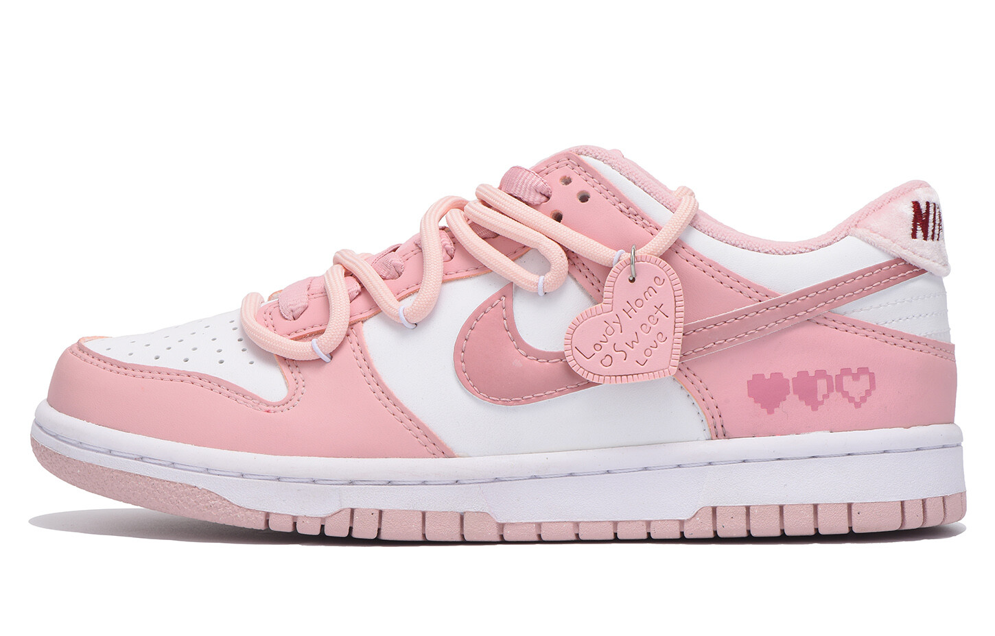 

Кроссовки Nike Dunk Kids' Skateboarding Shoes Grade School, розовый