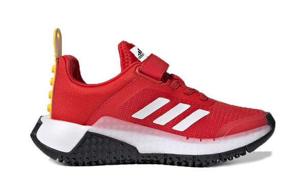 Кроссовки лего х спорт Adidas, красный — фото 2