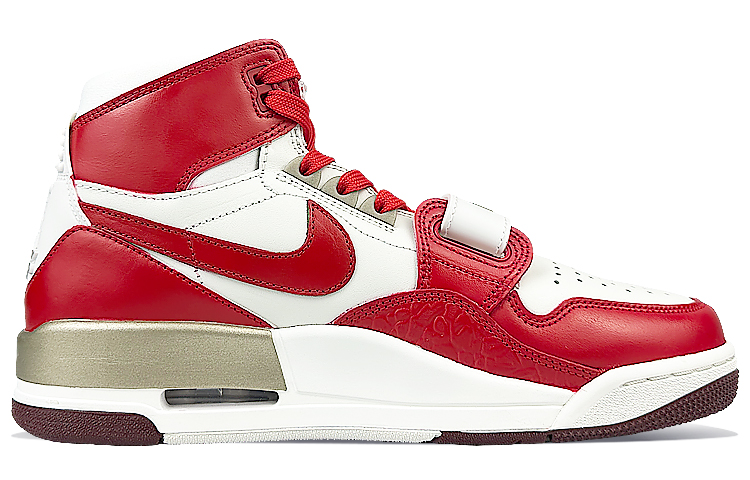 

Кроссовки Jordan Legacy 312 Vintage Basketball Shoes Men High-top Red, белый