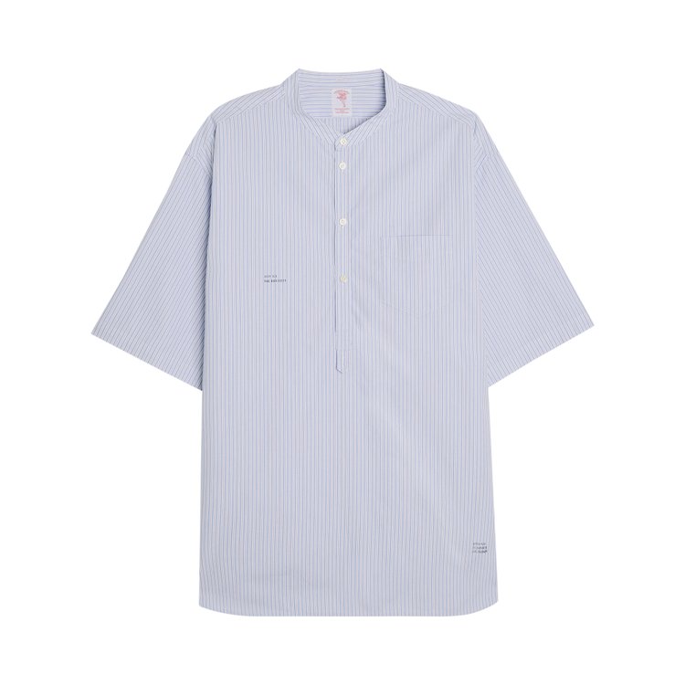 

Рубашка Undercover Banded Collar Strip Shirt, белый