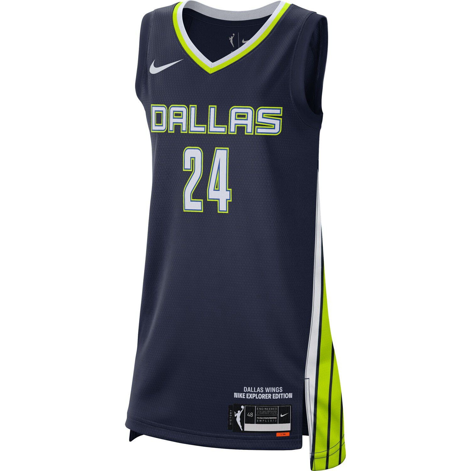 Женское джерси Nike Arike Ogunbowale Navy Dallas Wings 2021 Explorer Edition Victory Player Nike