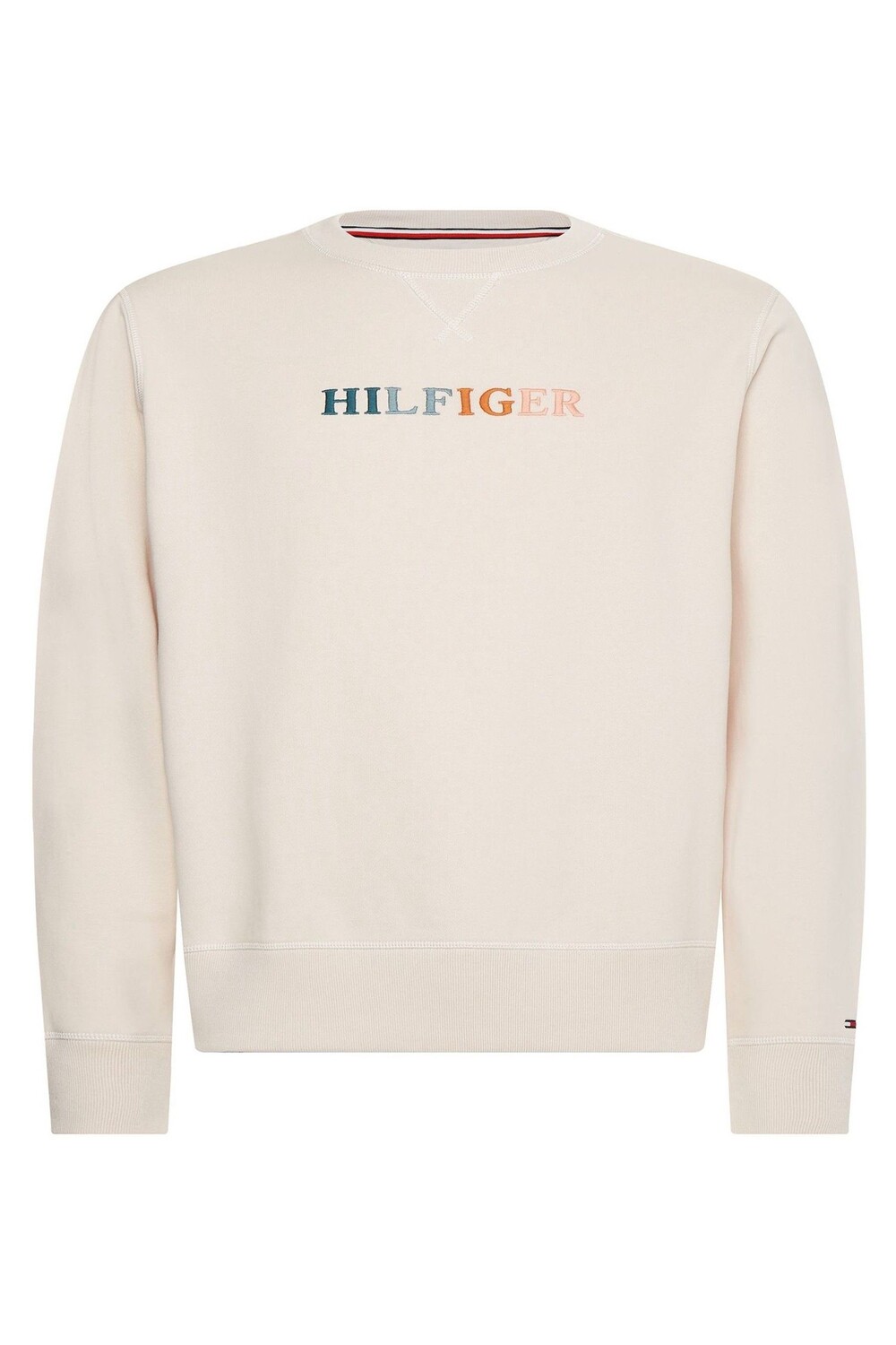 

Белый свитшот Big And Tall контрастного цвета Tommy Hilfiger, белый