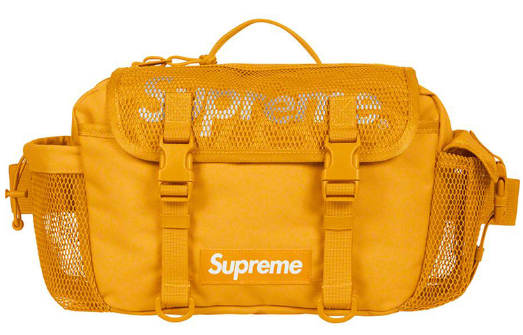 

Supreme Полиэстеровый поясной рюкзак унисекс желтый