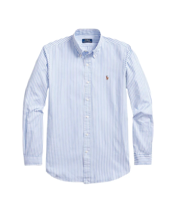 

Классическая полосатая рубашка Ralph Lauren, синий