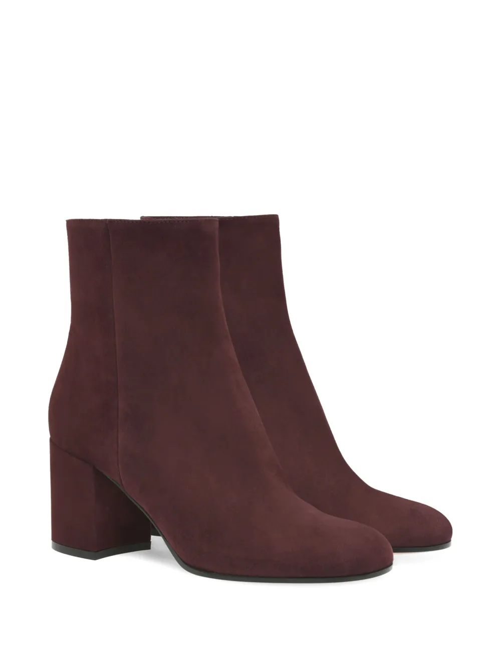 Ботильоны на блочном каблуке Gianvito Rossi, красный