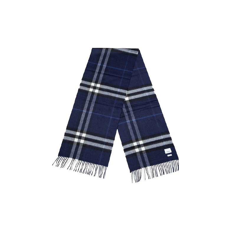 

Burberry Вязаный шарф унисекс синий, Blue