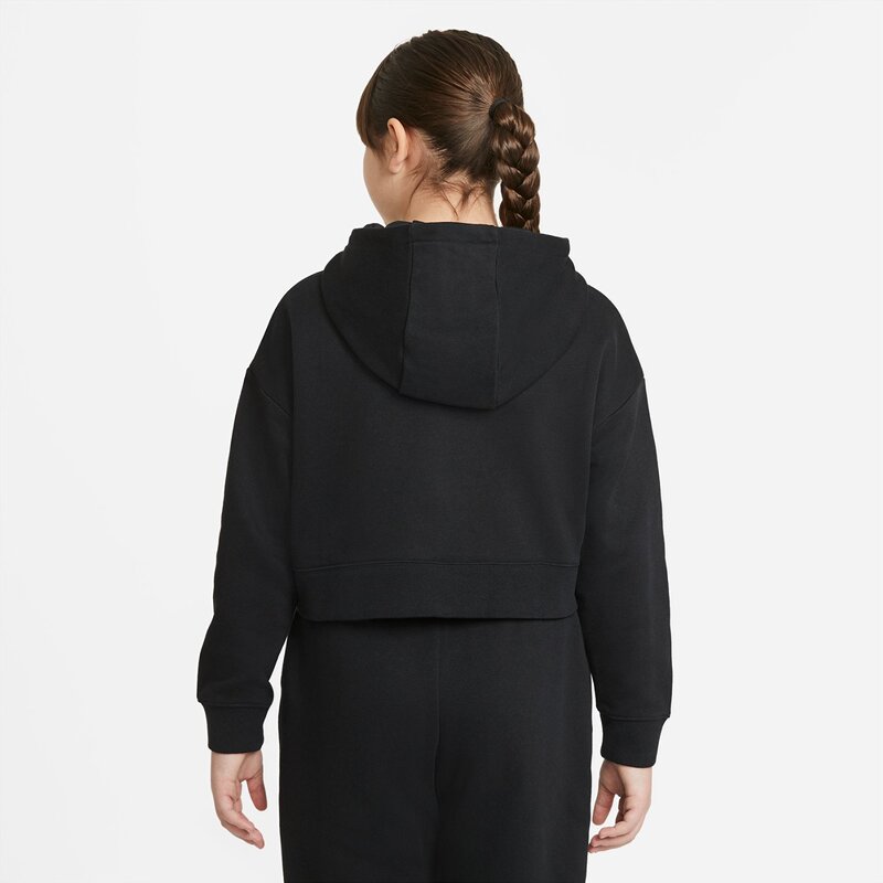 Club ft crop hoodie hbr Nike, черный — фото 4