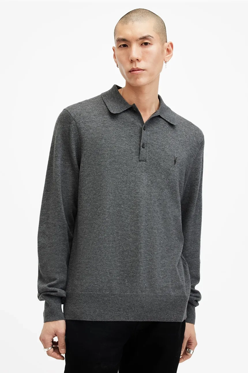 

KILBURN шерстяной свитер AllSaints, серый