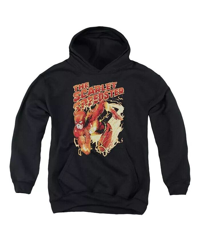 

Толстовка с капюшоном Boys of America Youth Scarlet Speedster Justice League, черный