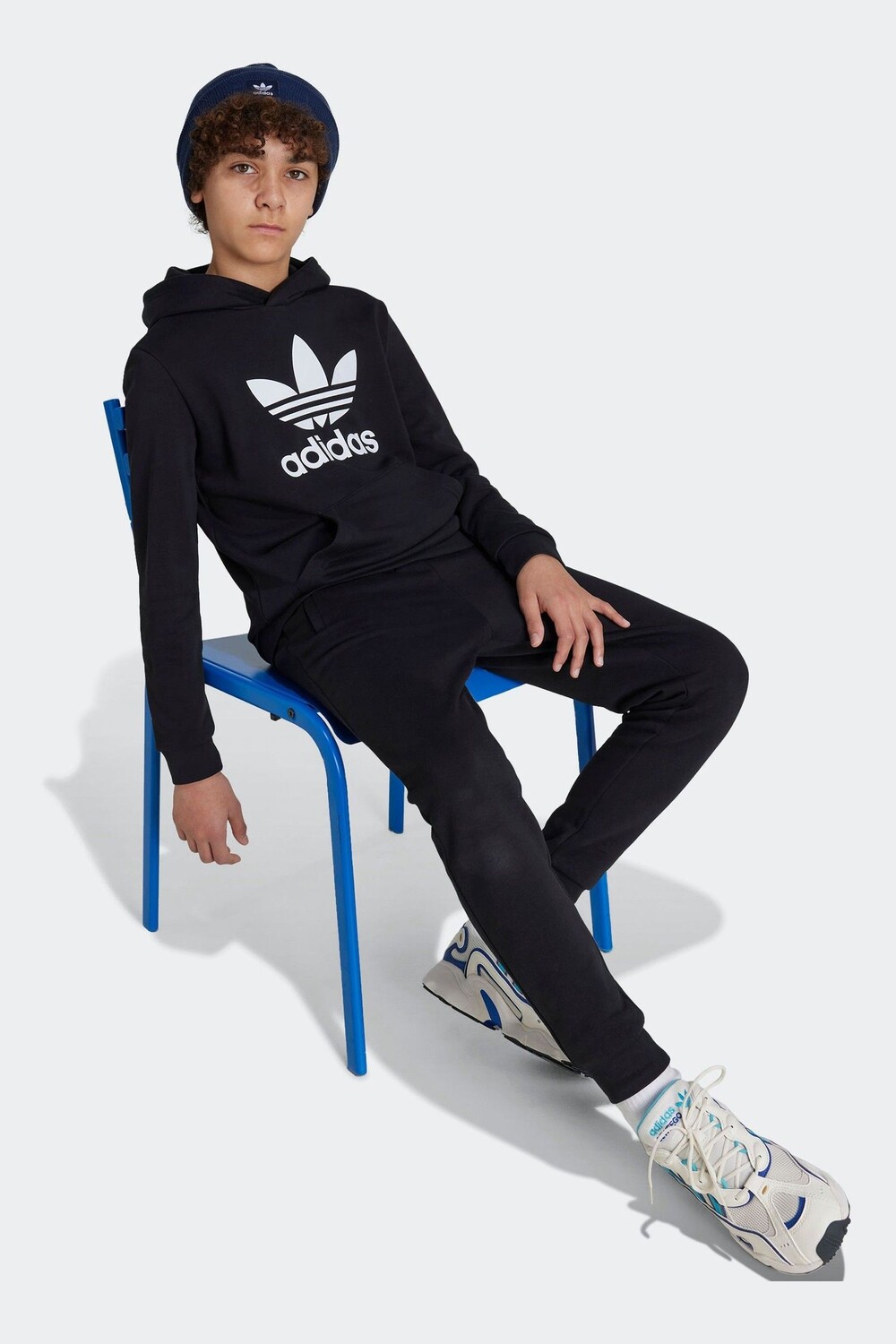 

Детское худи Originals с трилистником Adidas, черный