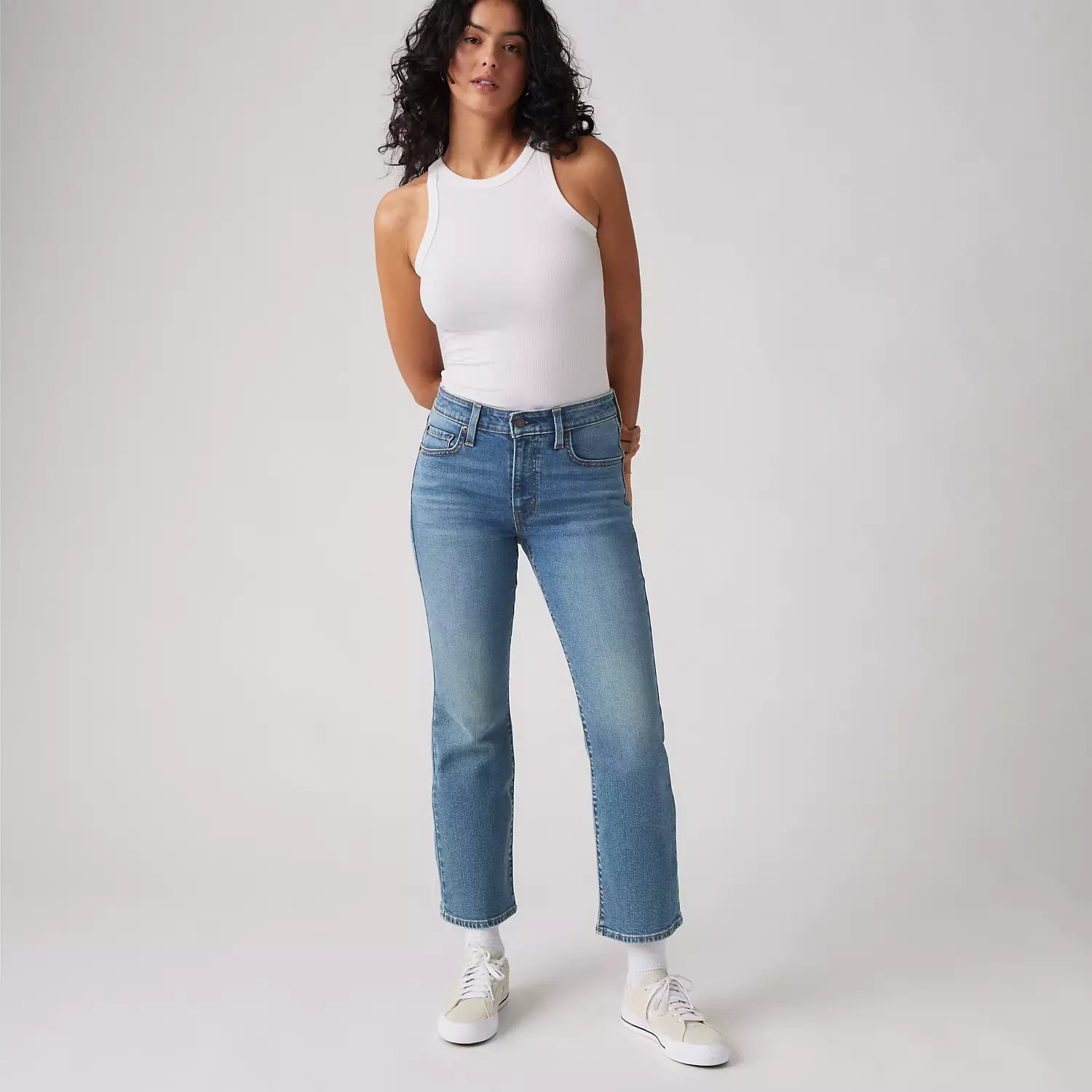 

725 Kick Boot женские джинсы Levi's, цвет Rejected - Medium Wash