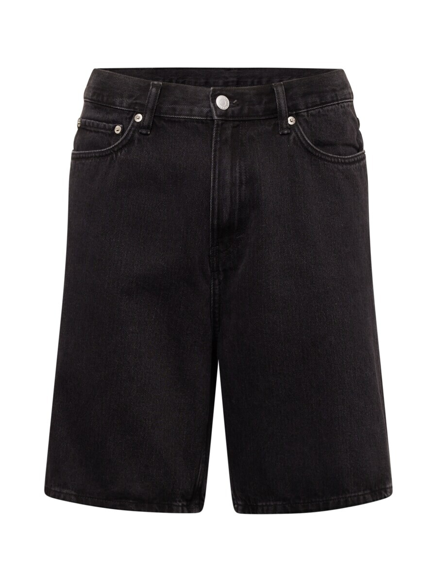 

Джинсовые шорты WEEKDAY Loose fit Jeans Galaxy, черный деним