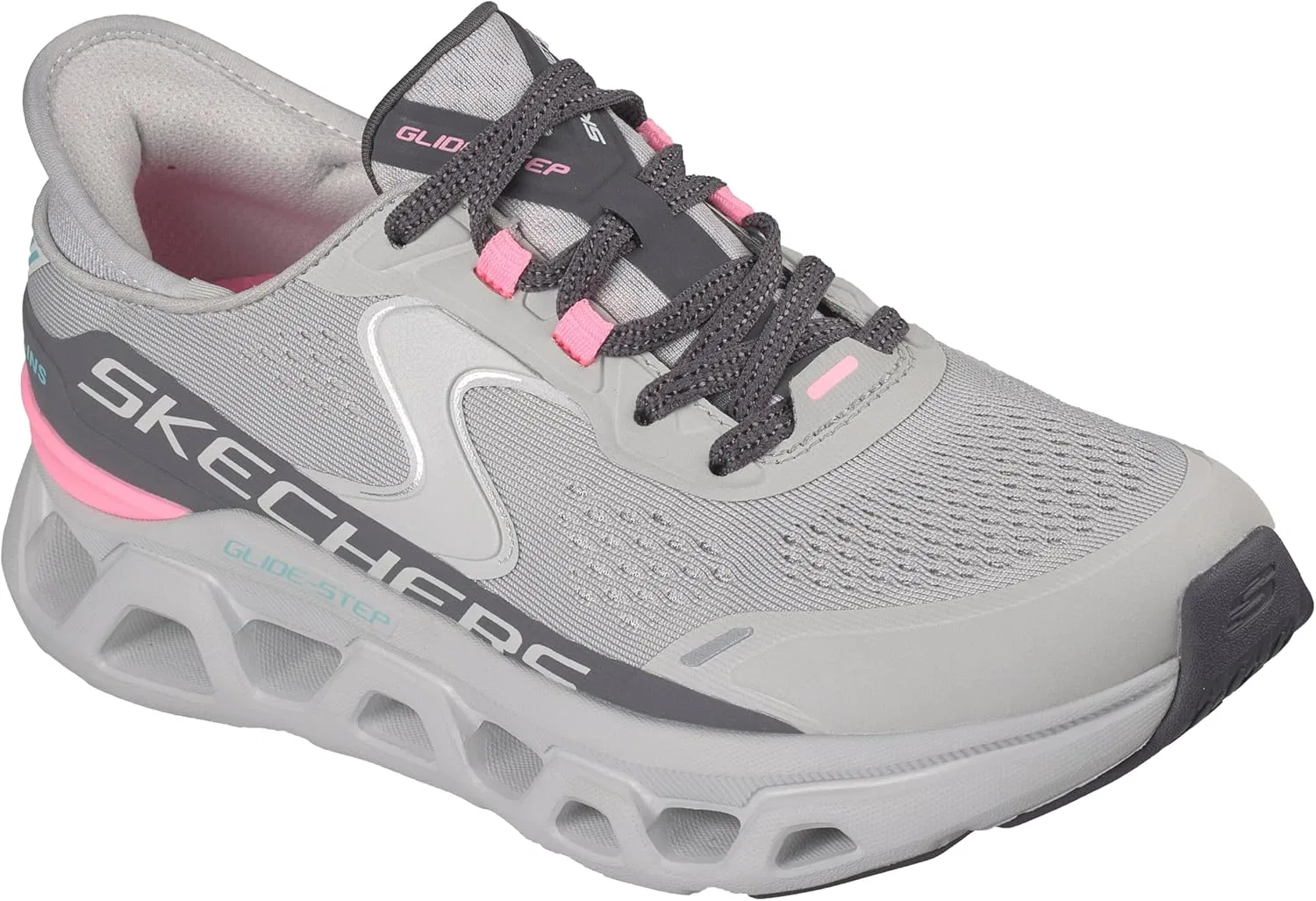 Мужские кроссовки Skechers 232921 Nvbl, розовый/серый — фото 4