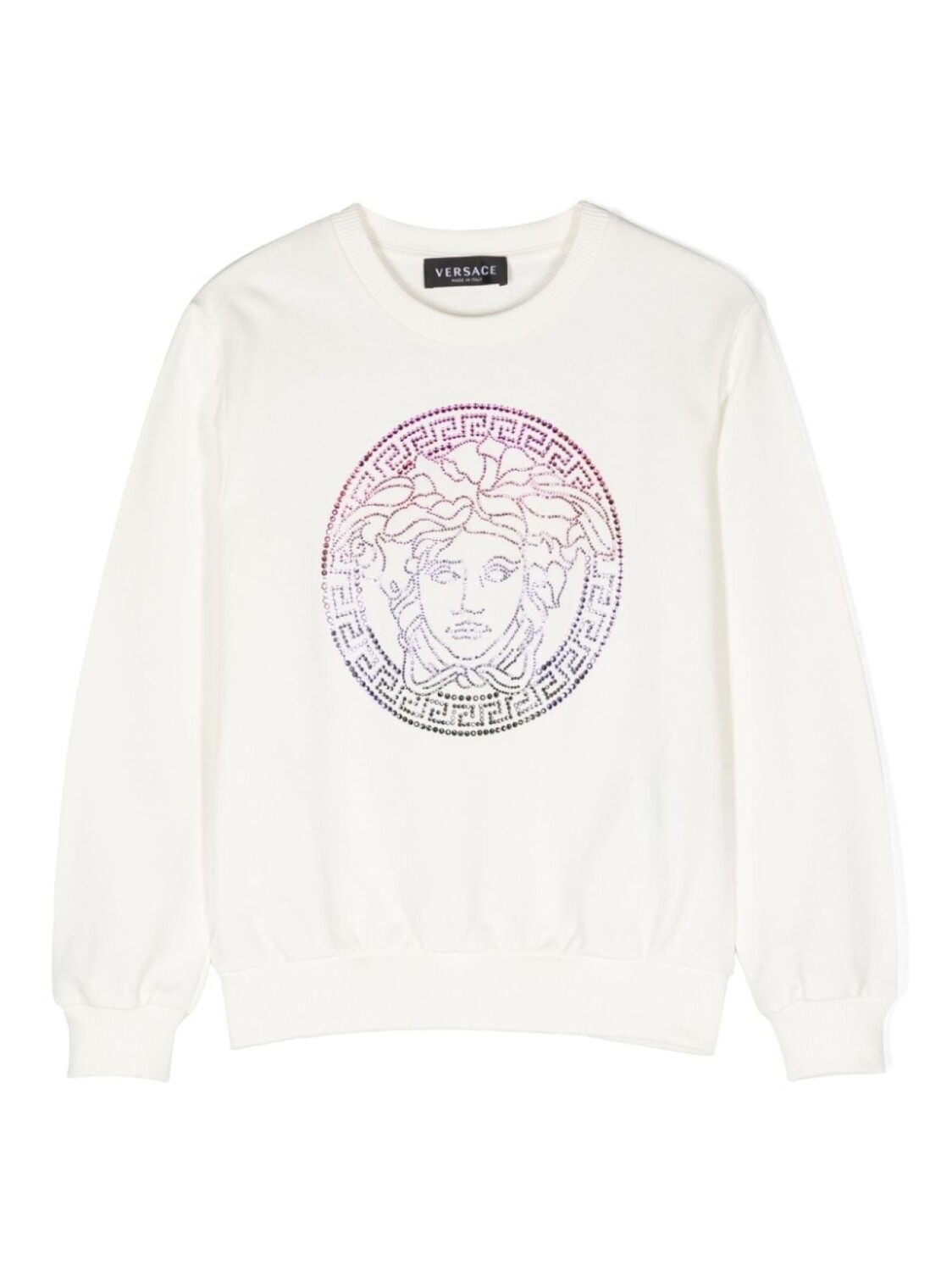 

Versace Kids толстовка с декором Medusa, белый