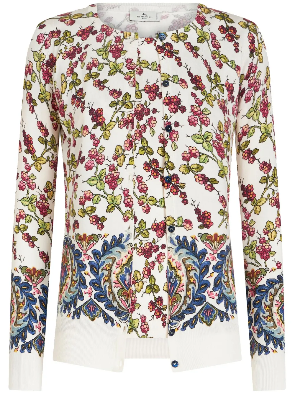

Комплект из топа и кардигана ETRO, белый