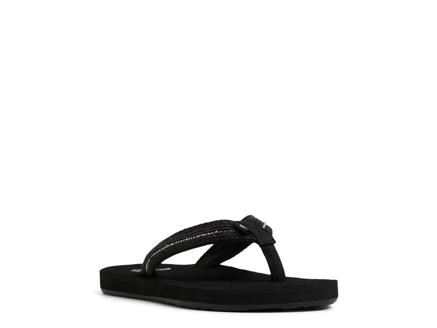Сандалии Roxy Porto Bling Flip Flop, черный