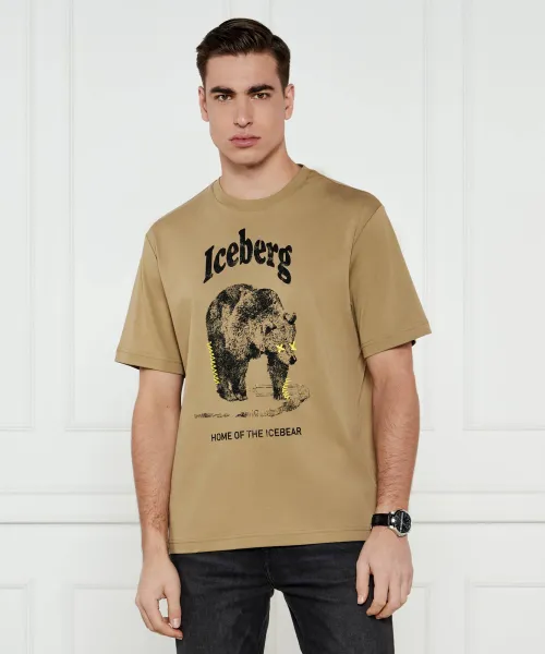 

Футболка Regular fit Iceberg, бежевый