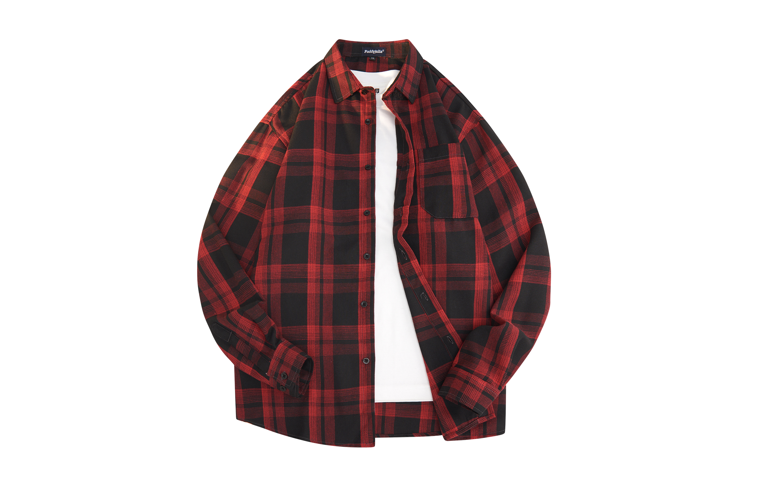 

Рубашка унисекс Paddy Julia, Red (Comes with White T-Shirt)