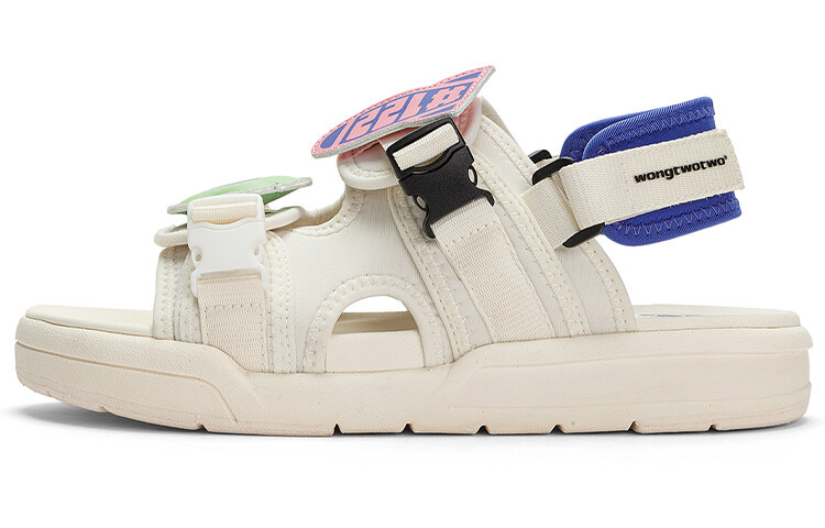 Женские пляжные сандалии Kappa, Heron feather white/blue-violet-024