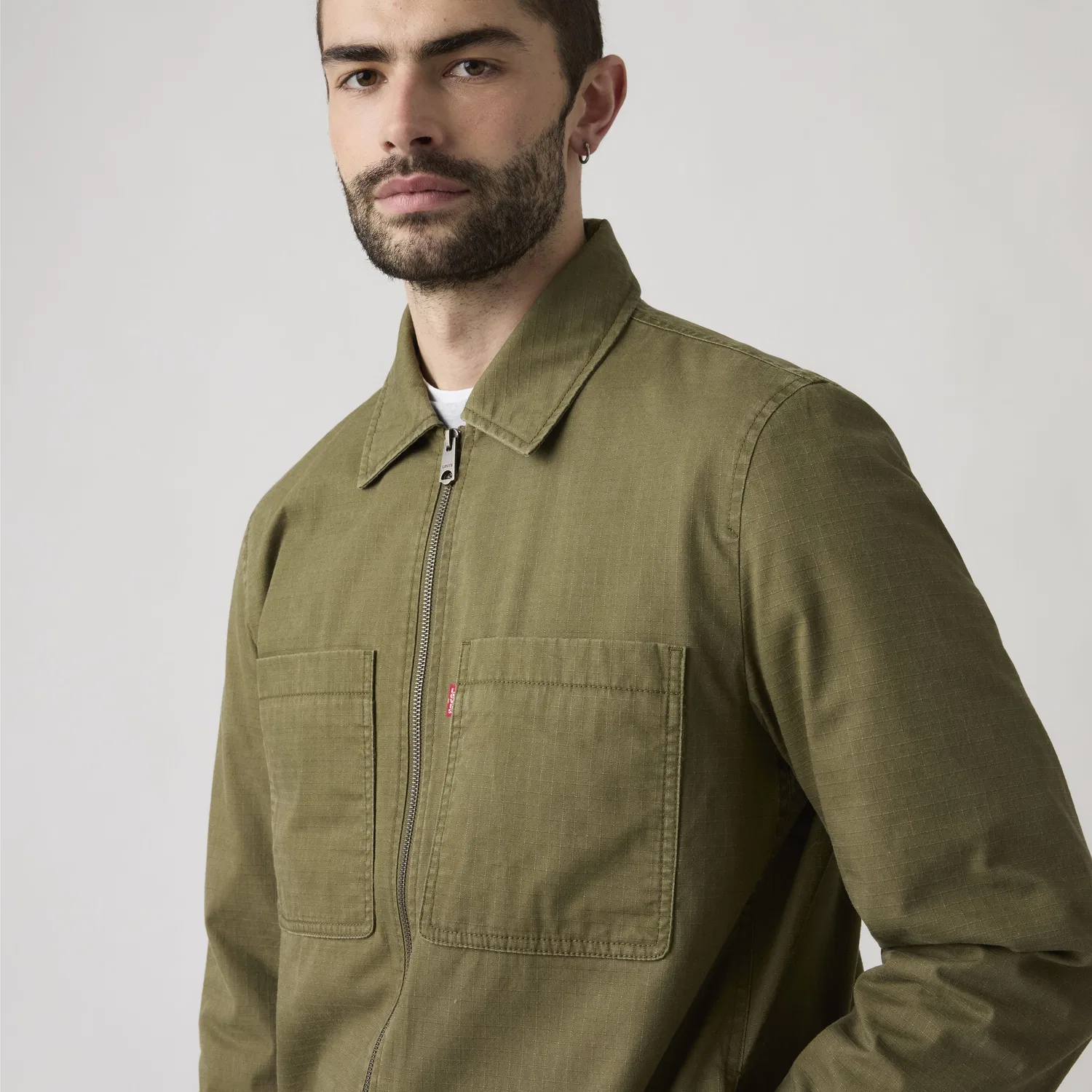 Военная рубашка Levi's, Green — фото 2