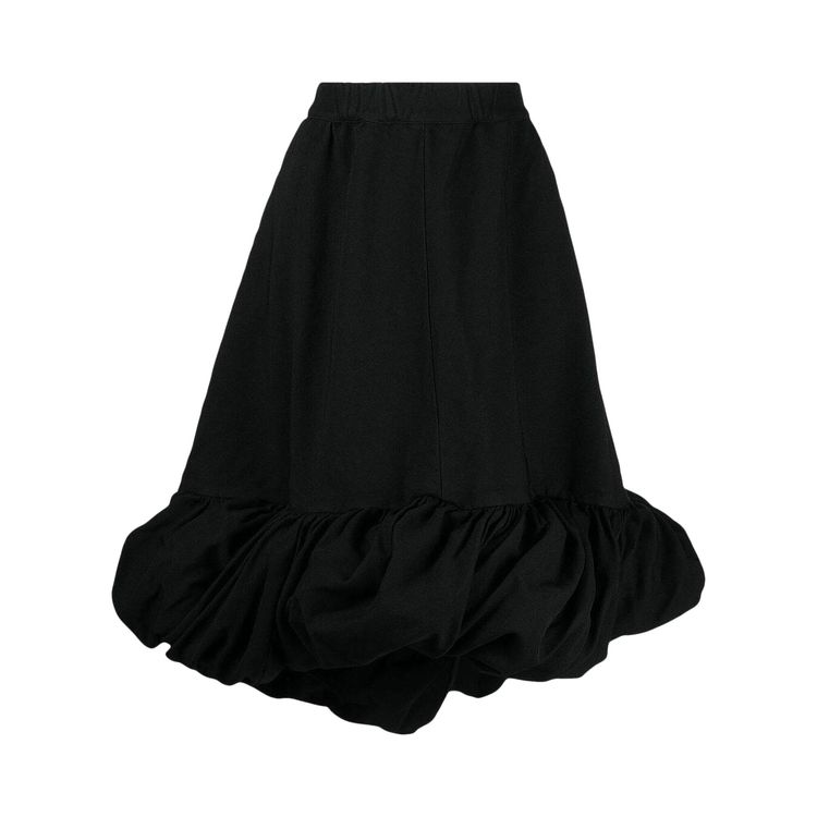 

Юбка Comme des Garçons Rouched Pattern Skirt Black, черный