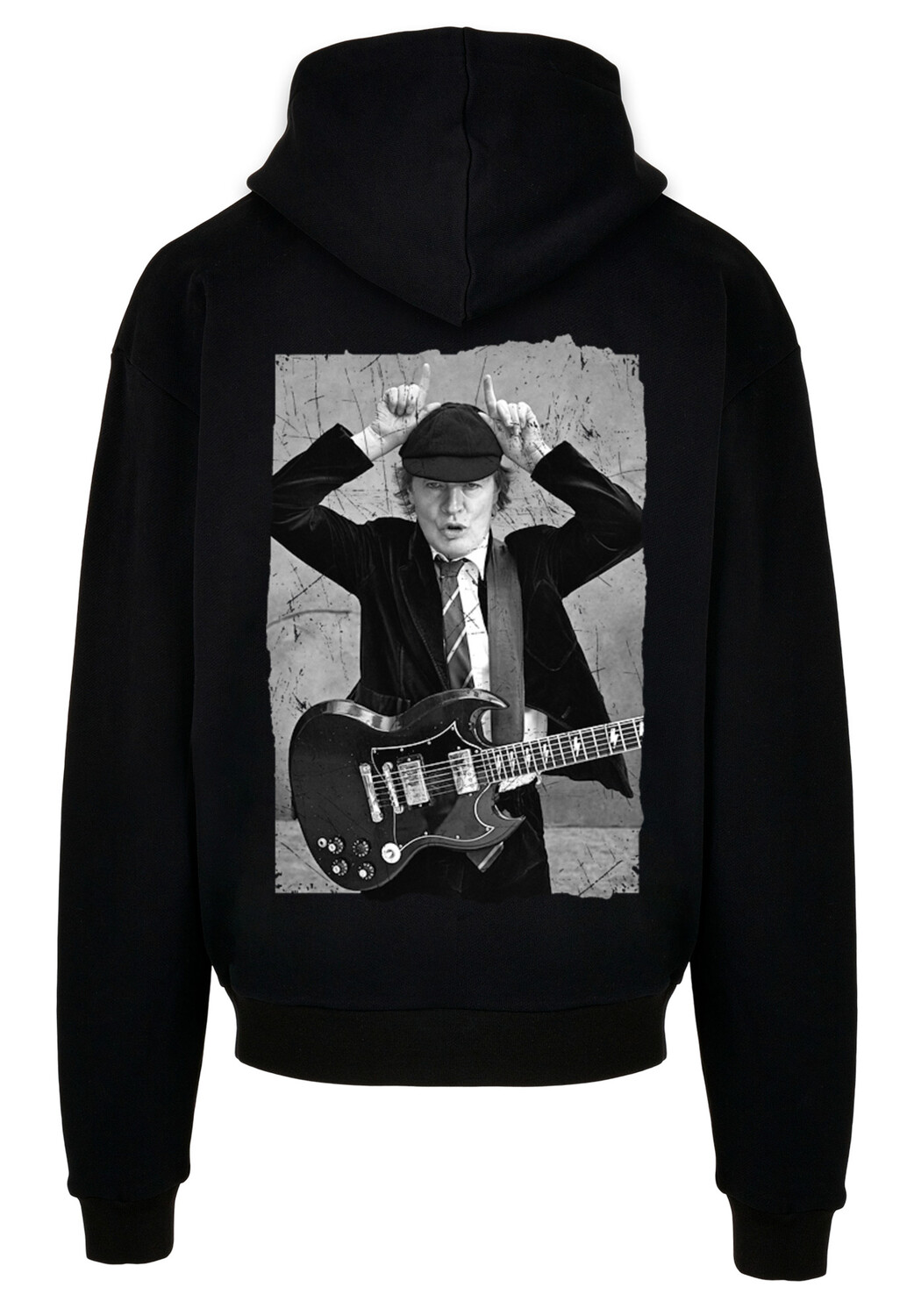 

Пуловер F4NT4STIC Ultra Heavy Hoodie ACDC Hoodie Angus Young, черный