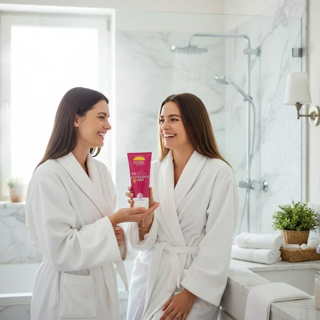 Гель для душа с ароматом лотоса, 200 мл Schenken-24, Shower Gel 'Schön Dass Es Dich Gibt' — фото 2