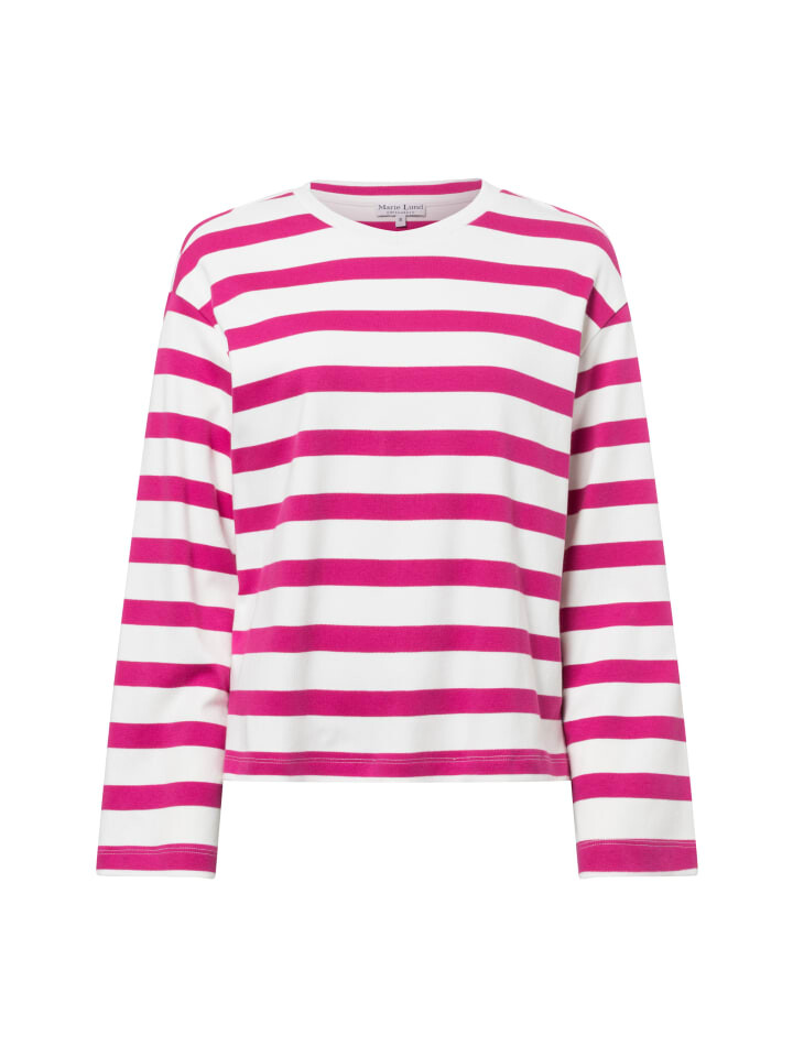

Футболка Marie Lund Langarmshirt, цвет pink weiß