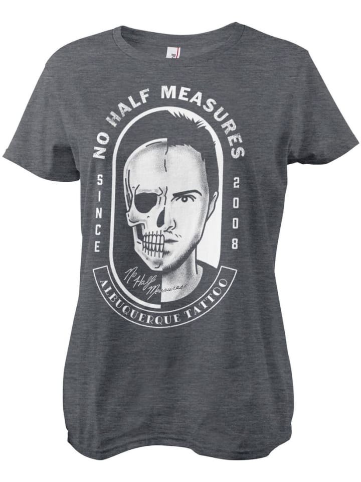 

Футболка No Half Measures Girly Tee Breaking Bad, серый