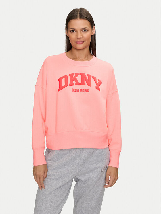 

Толстовка свободного кроя Dkny Sport, розовый