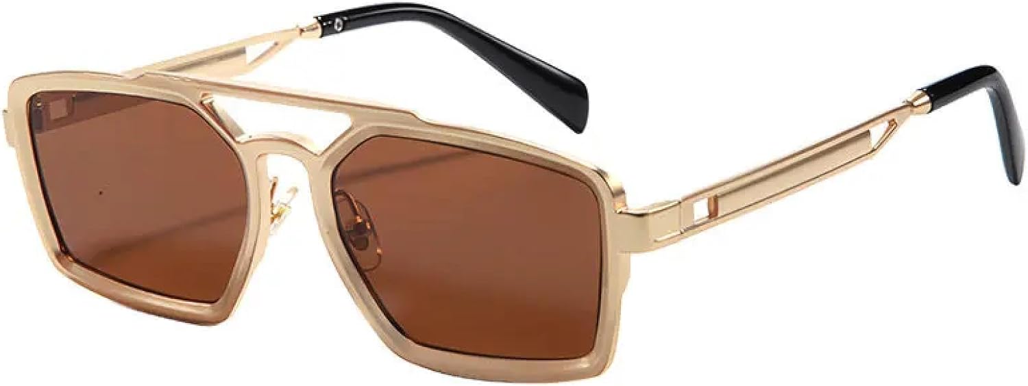 

Мужские солнцезащитные очки в стиле ретро из металла, роскошные женские зеркала для улицы, для вождения, езды на велосипеде, с защитой от УФ-излучения UV400 TKKTLLT, T22141-c6