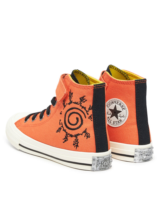 Тканевые кроссовки Ctas 1V Hi X Naruto A14840C Converse, оранжевый — фото 3