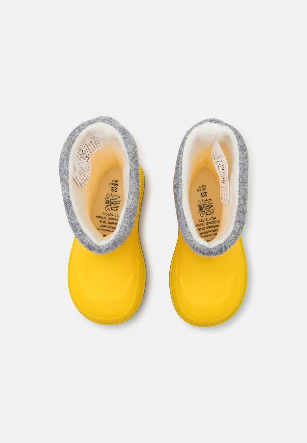 

Резиновые сапоги MIT FUTTER UNISEX Playshoes, желтый