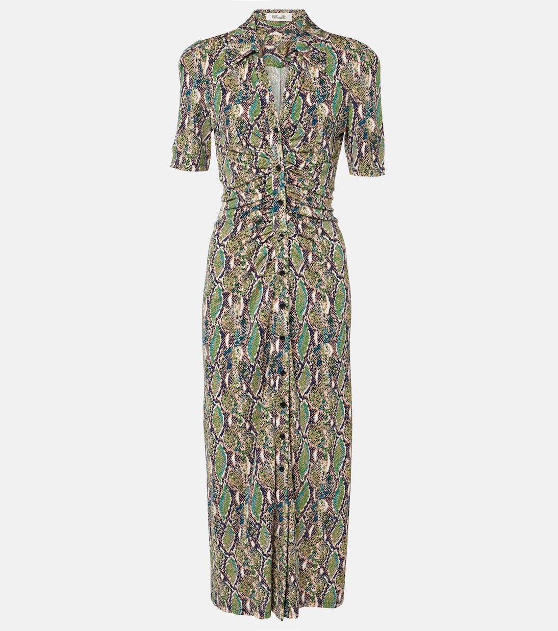 

Платье миди из джерси с принтом Zoey Diane von Furstenberg, Python Med