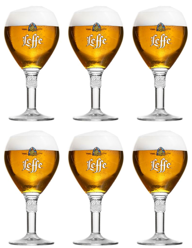 

Пивные стаканы Leffe 330 мл - 6 шт, прозрачный