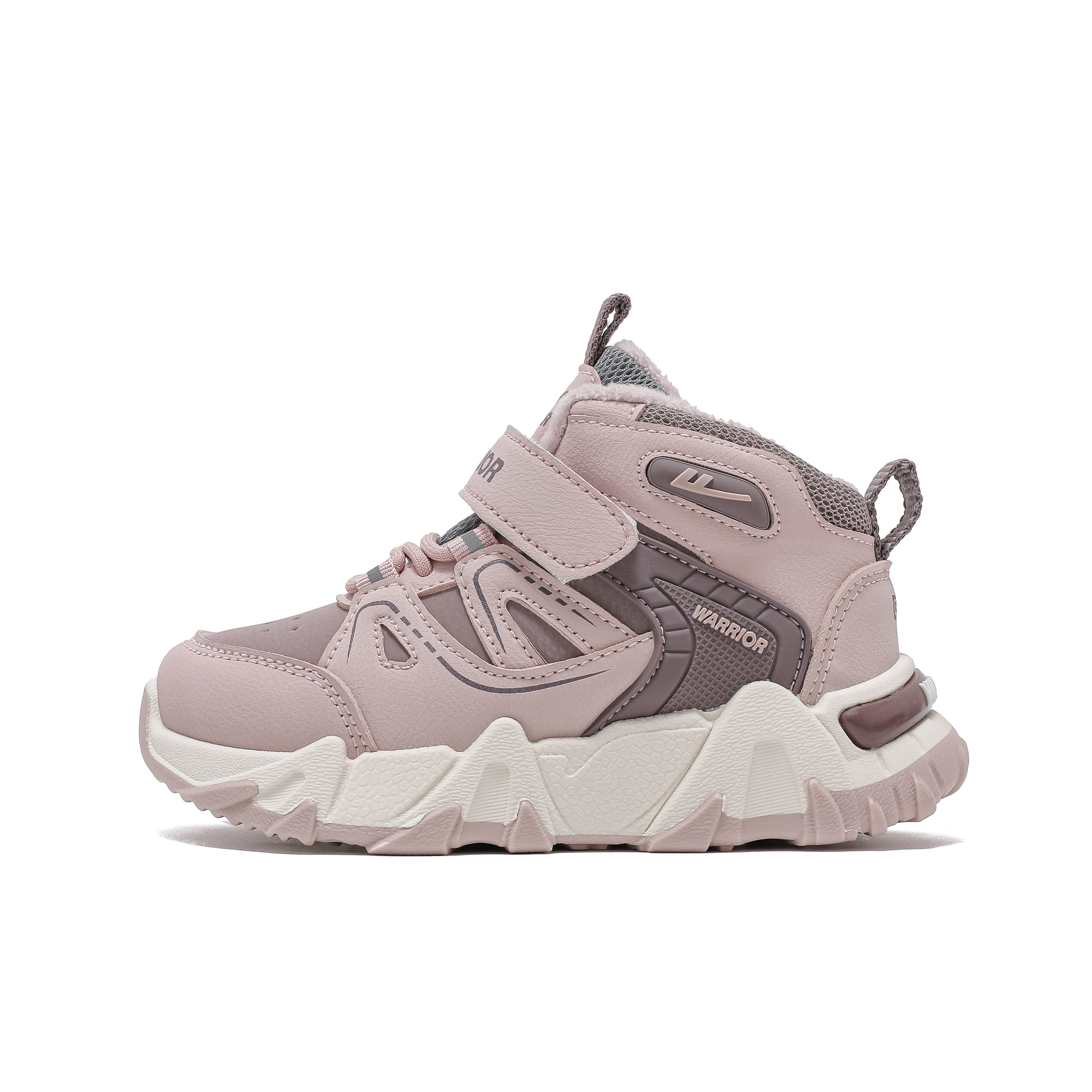 

Легкие утепленные кроссовки Mid Top для детей WARRIOR, розовый/фиолетовый