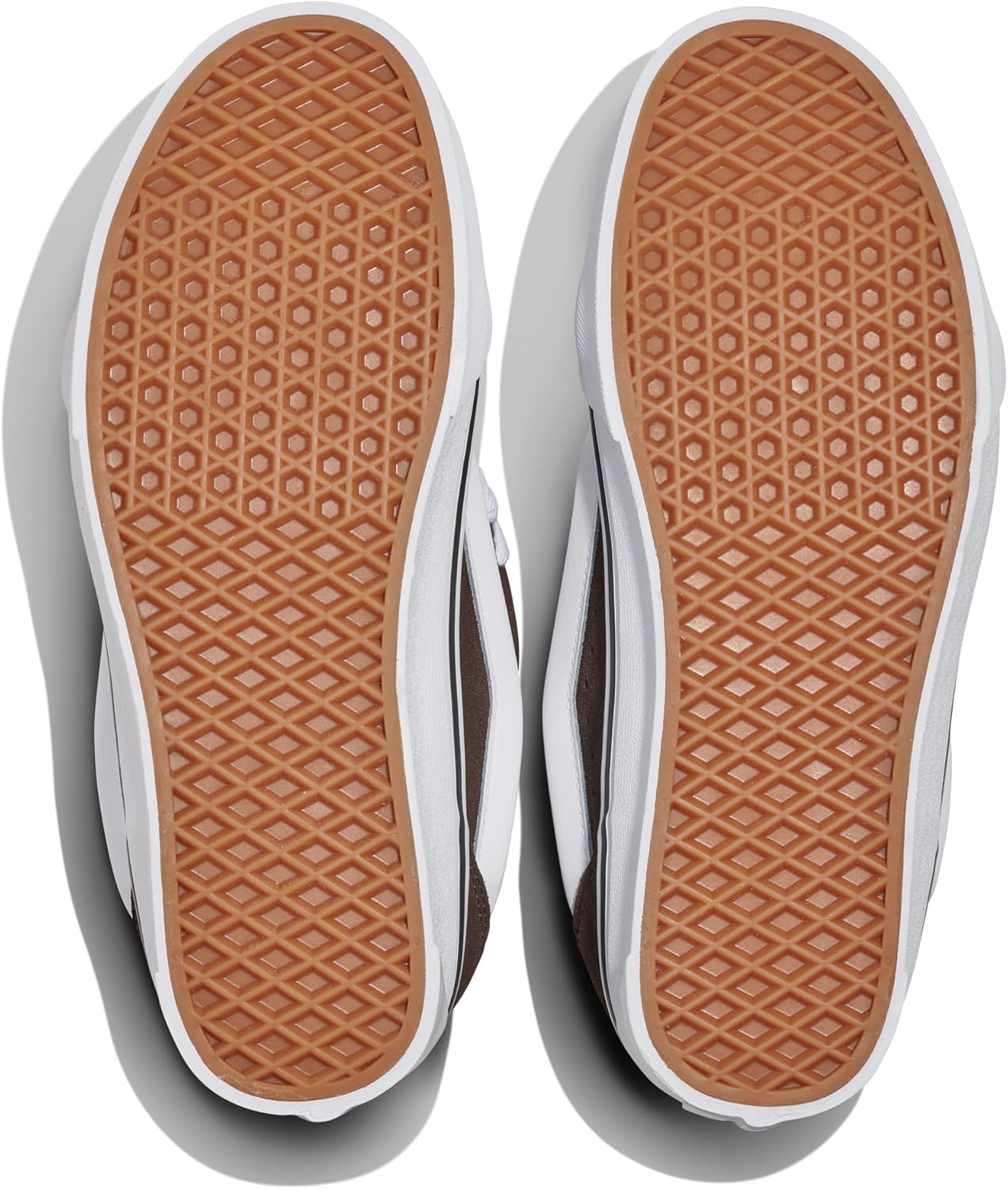 Кроссовки Vans Knu Skool для взрослых унисекс, белый/коричневый — фото 4