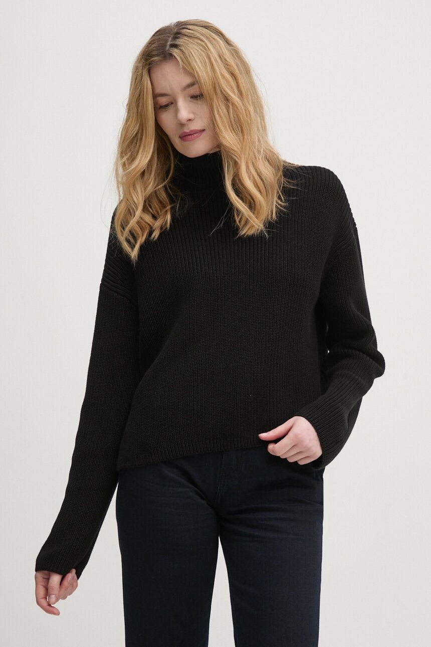 

Хлопковый свитер Calvin Klein Jeans, черный