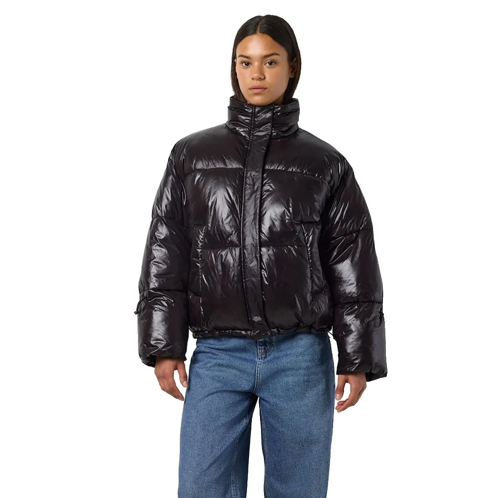 

Куртка Noisy May Allie Shiny puffer, черный