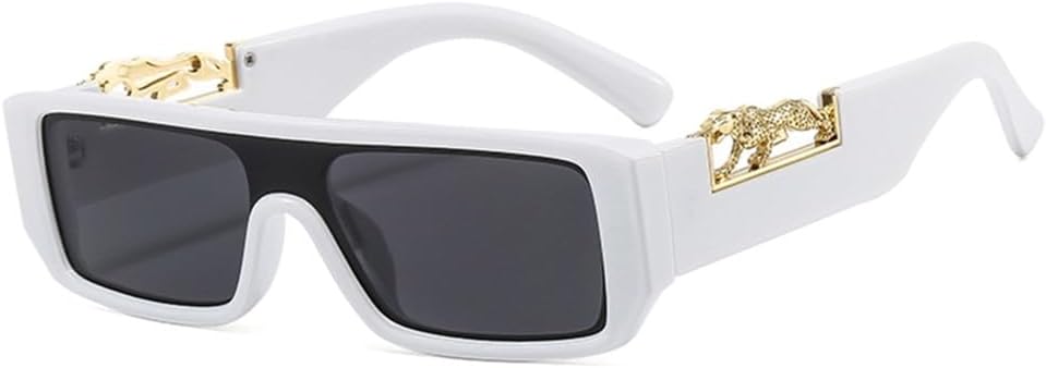 

Солнцезащитные очки прямоугольной формы для женщин и мужчин, с градиентными линзами, поликарбонатной оправой, леопардовым принтом и защитой от УФ-излучения UV400 VFDHN, C3